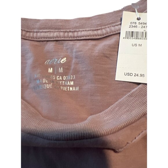 Aerie Pride Love Who You Want to‎ Relaxed Distressed T-Shirt Oversized M NWOT - Picture 8 of 8